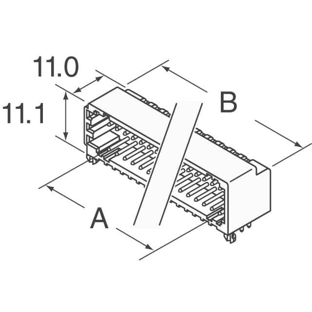 2-292138-2 TE Connectivity AMP Connectors  Embases à broches mâles